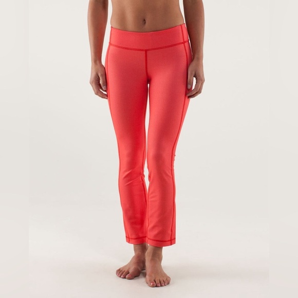Lululemon P.Y.B Pant *Denim, Love Red, Size 4 - Picture 1 of 16